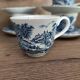 cup and its saucer English blue earthenware | Ridgway Staffordshire