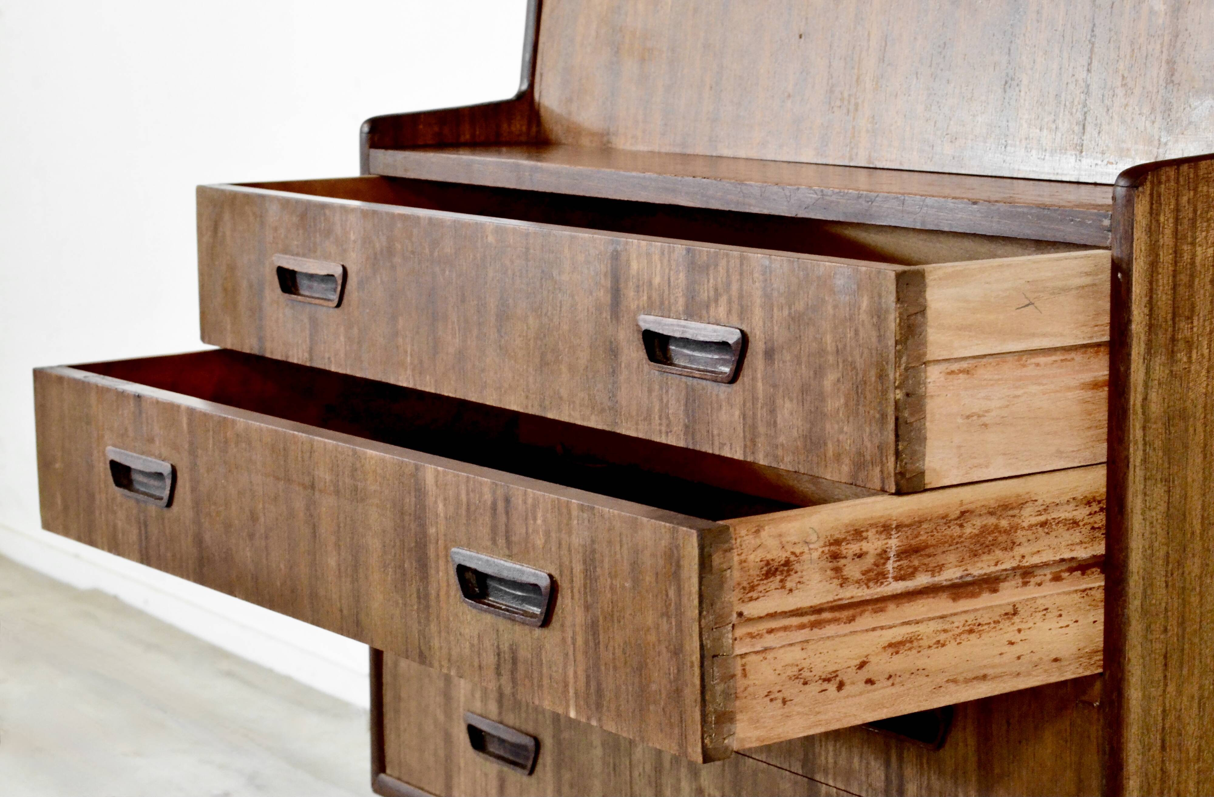 Vintage Midcentury Danish Bookcase / Secretary in stunning Rosewood