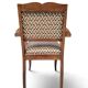 Art Deco armchair with a moustache backrest and curved armrests from the 1930s.