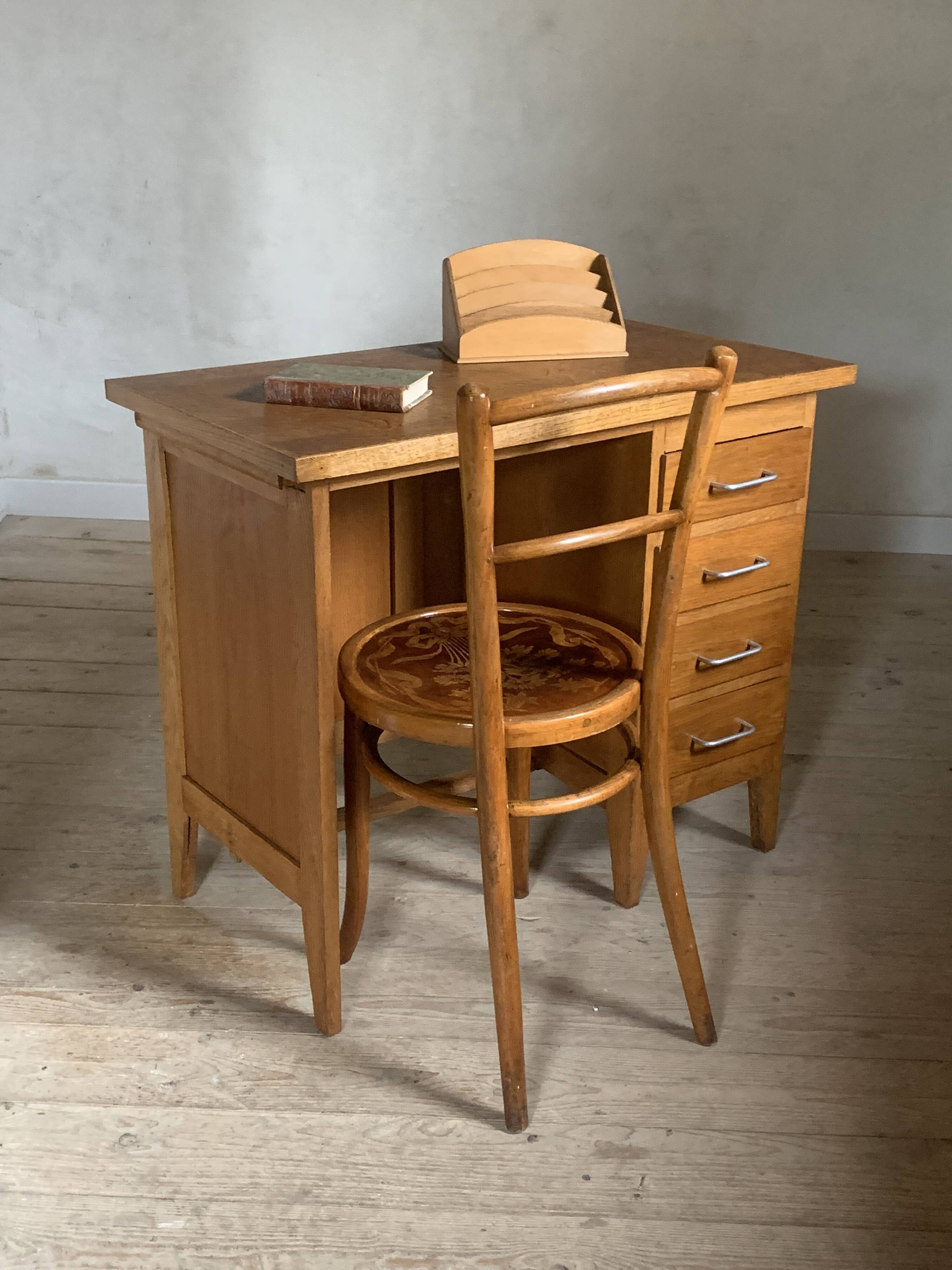 Vintage oak desk
