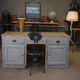 Countertop in gray patinated fir 1960