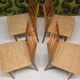 Lot of 4 Scandinavian chairs from the 1970s.