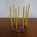Silver-Plated Brass Candleholder by Jens Quistgaard, 1960s