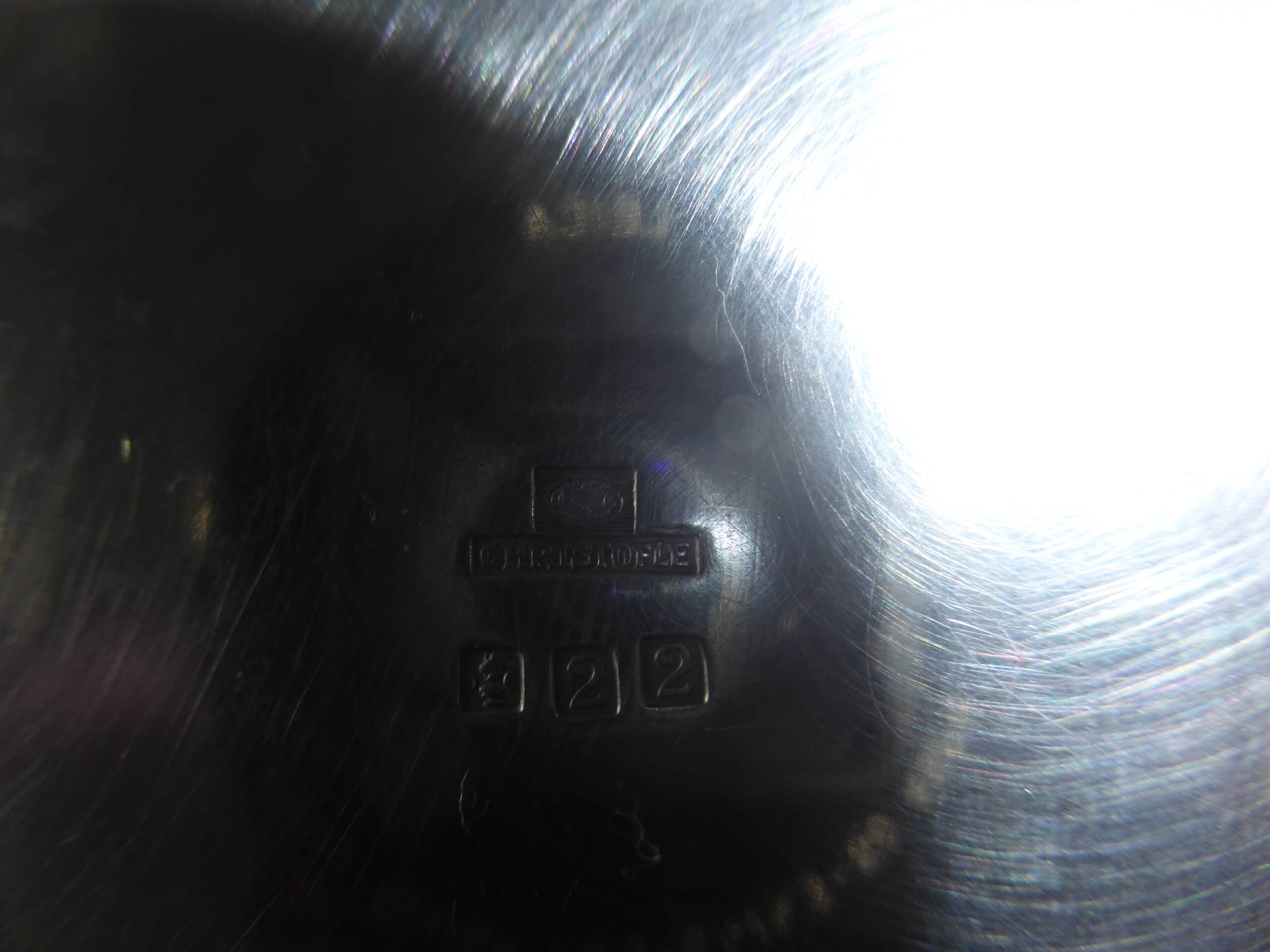 Silver-plated metal jug Christofle vintage 240538