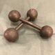 Cast iron dumbbells