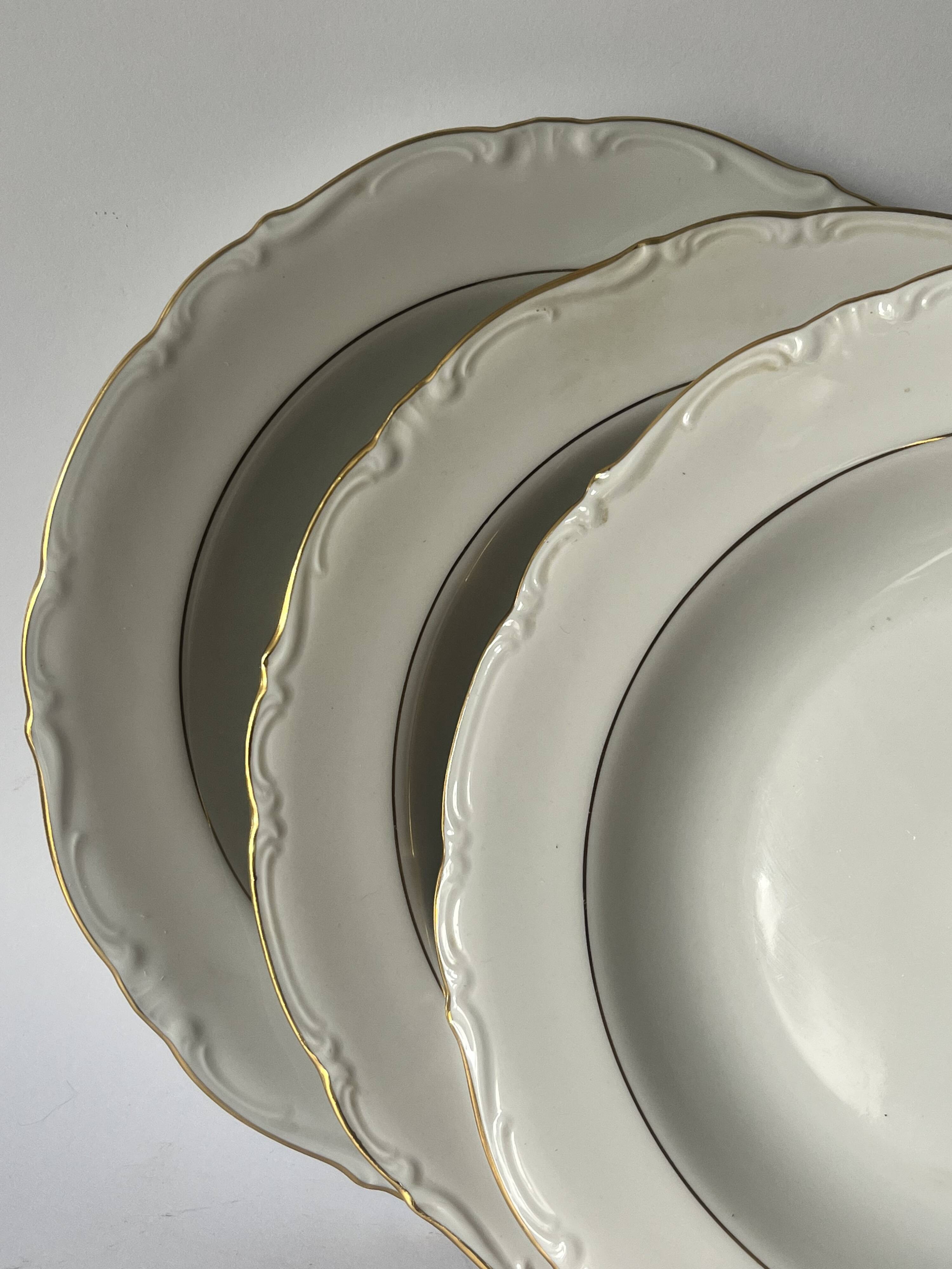 8 soup plates - Winterling porcelain