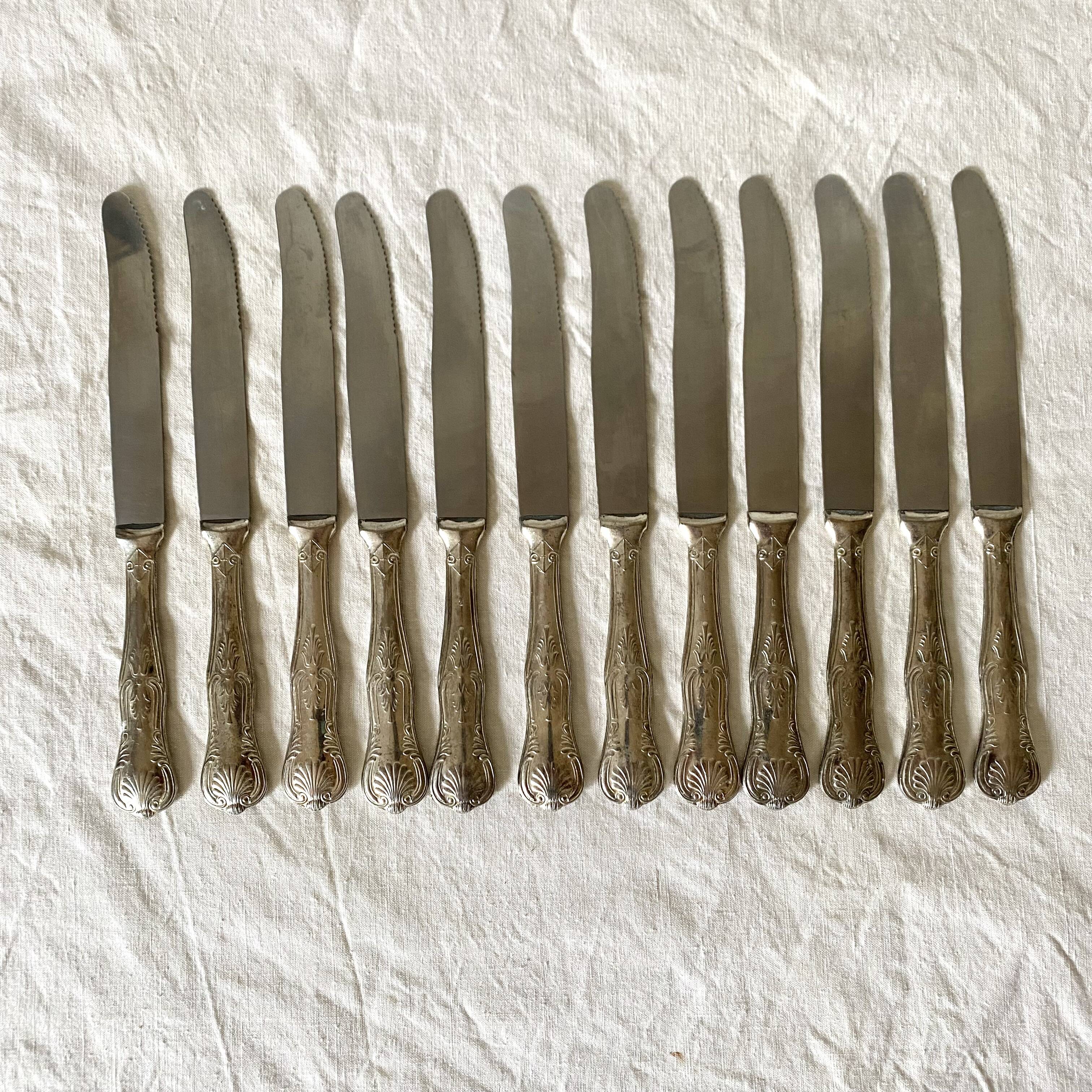 Old style stainless steel cutlery