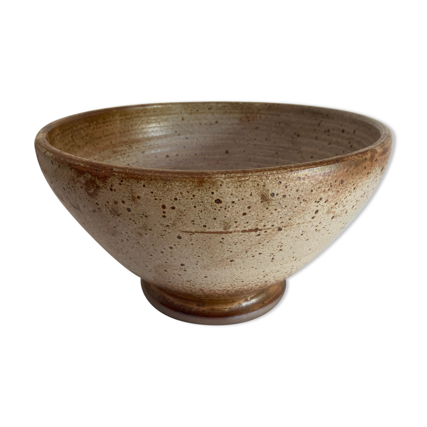 Speckled sandstone bowl