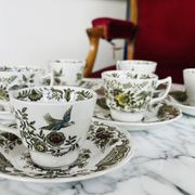 6 tasses à thé et soucoupes Ridgway Staffordshire Windsor