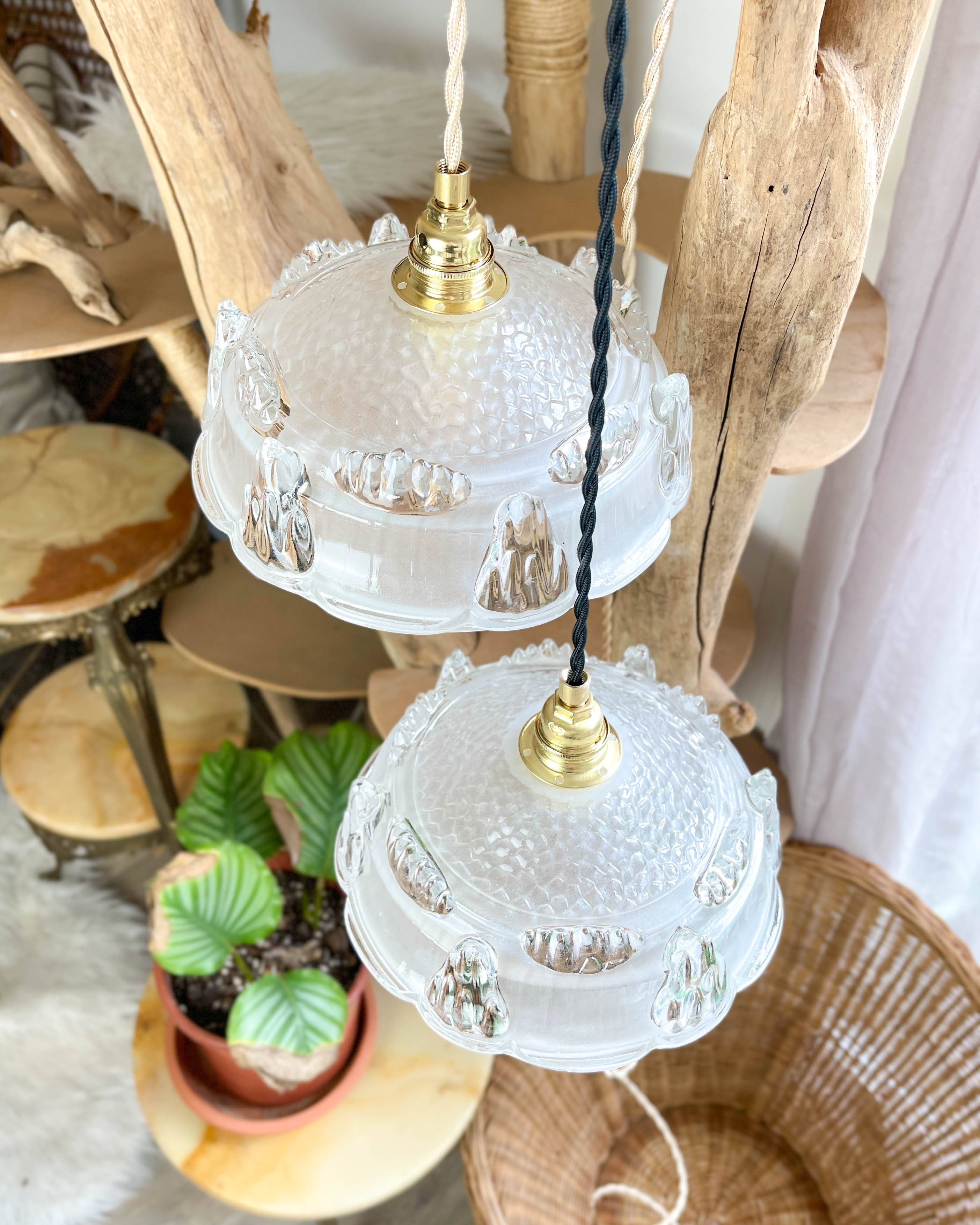 Customizable ezan vintage glass globe portable lamp