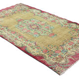 Anatolian handmade vintage rug 274 cm x 163 cm