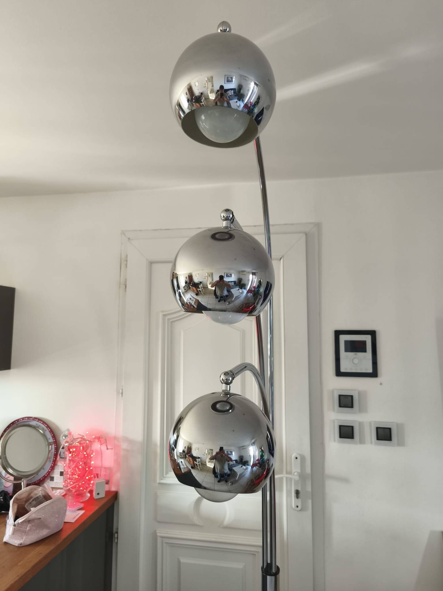 Three-Ball Floor Lamp by Goffredo Reggiani, Italy, 1960