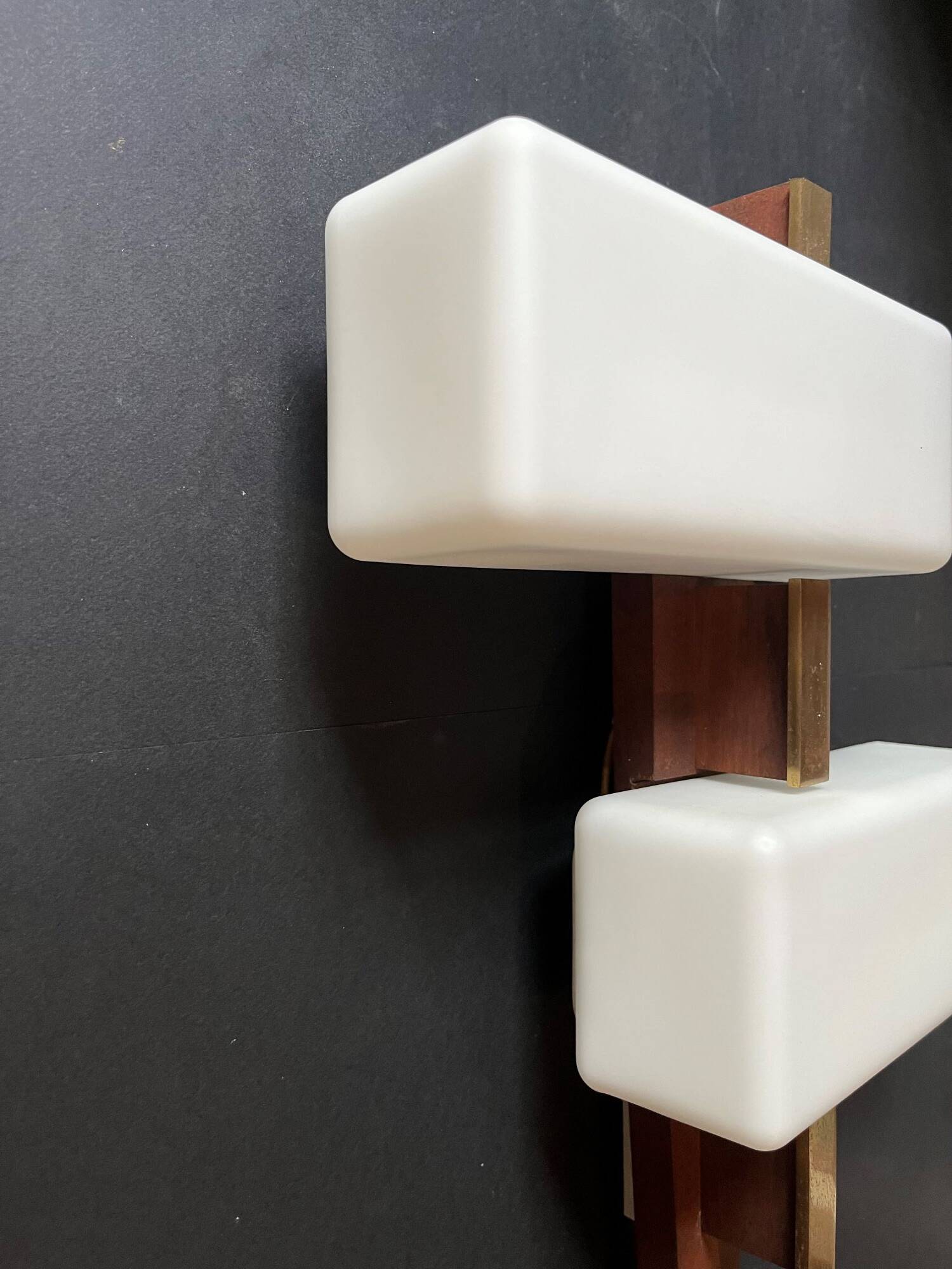 Large wall lamp Lunel from the 1950s