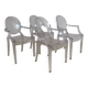 4 fauteuils Louis Ghost par Philippe Starck édition Kartell