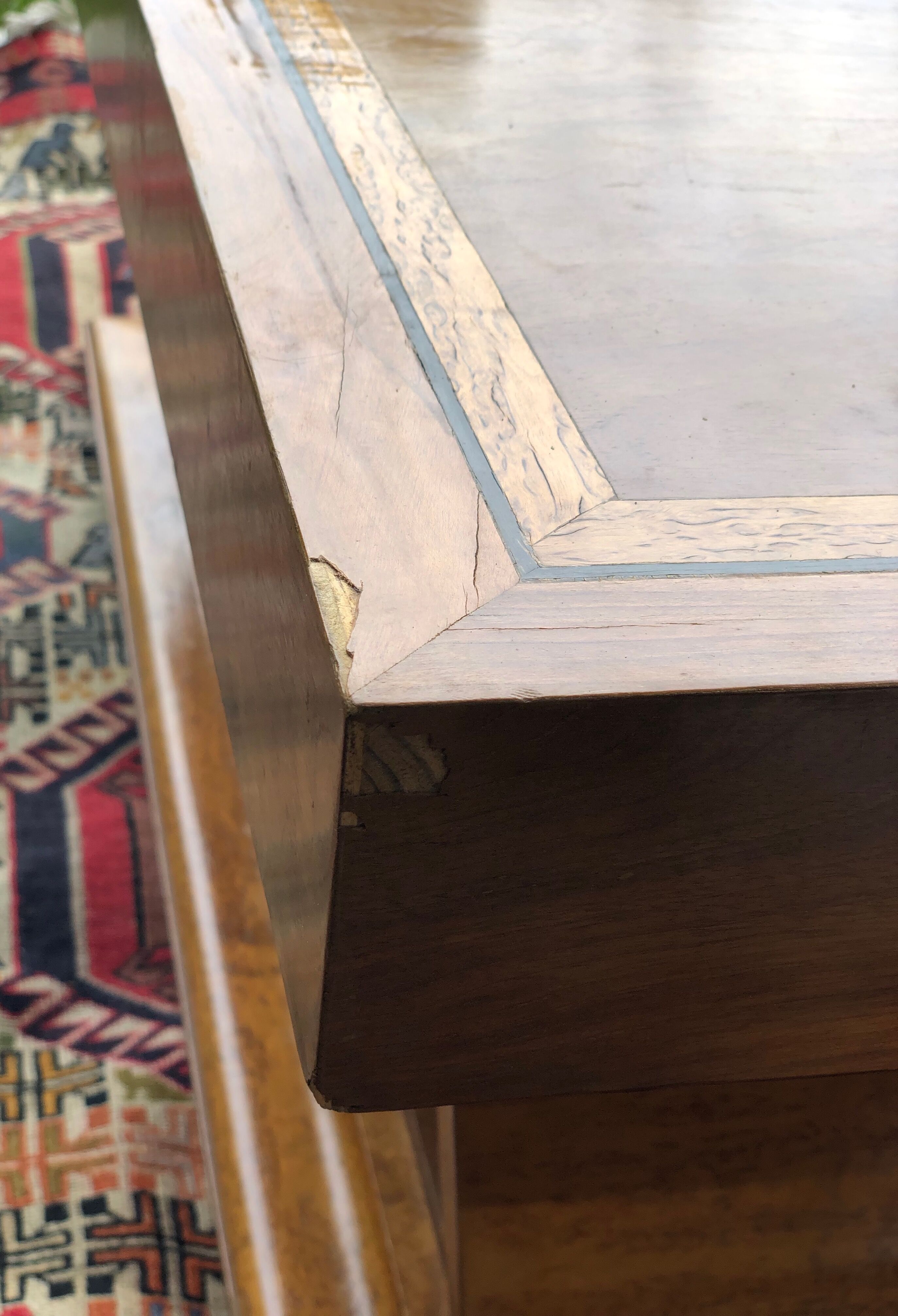 Rectangular coffee table art deco period