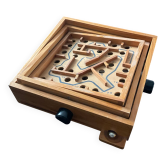 Vintage wooden maze