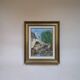 Oil painting – Village scene