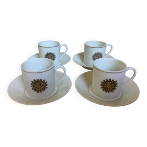 Quatre petites tasses - limoges field haviland