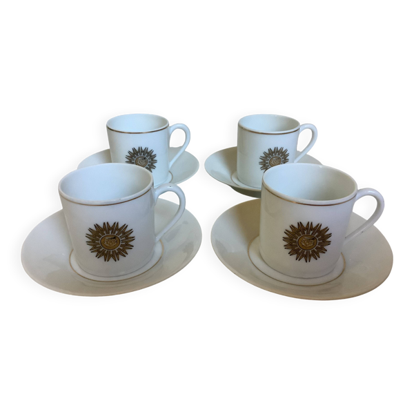 Quatre petites tasses Field Haviland Limoges