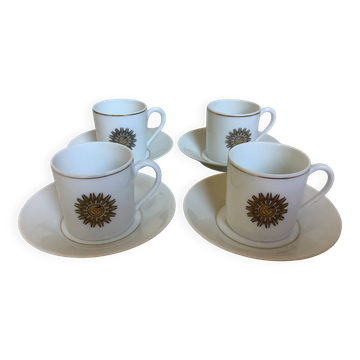 Four small cups Field Haviland Limoges