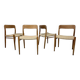 Teak chairs model 75 Niels Moller