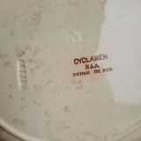 Salins earthenware plates, fer terre