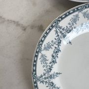 Set of 4 flat plates Creil and Montereau Labrador