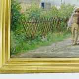 H. Viss – Oil on canvas “Country landscape”