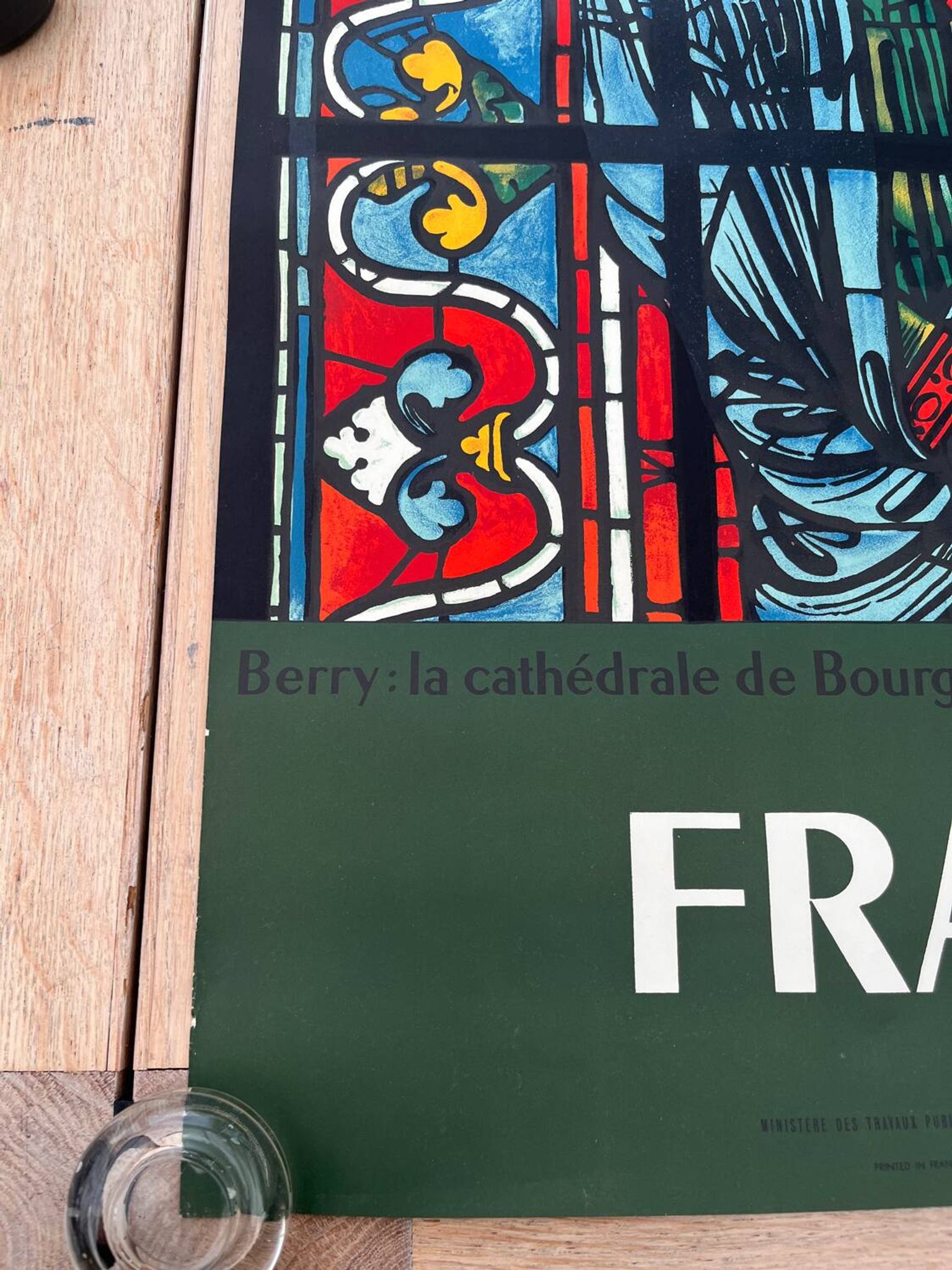 Affiche la cathédrale de Bourges