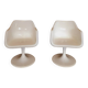 Pair of tulip armchairs.