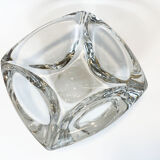 Daum France crystal ashtray