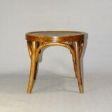 Low bistro stool, 1920 Art Nouveau
