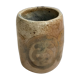 Glazed sandstone vase
