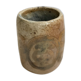 Glazed sandstone vase