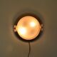 Wall light from the 80s vintage design gold glass