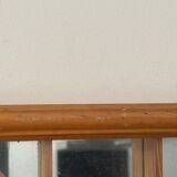 Storage box with wall-mounted glass mirror with integrated storage