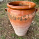 Large ancient jar in glazed terracotta – H. 56 cm