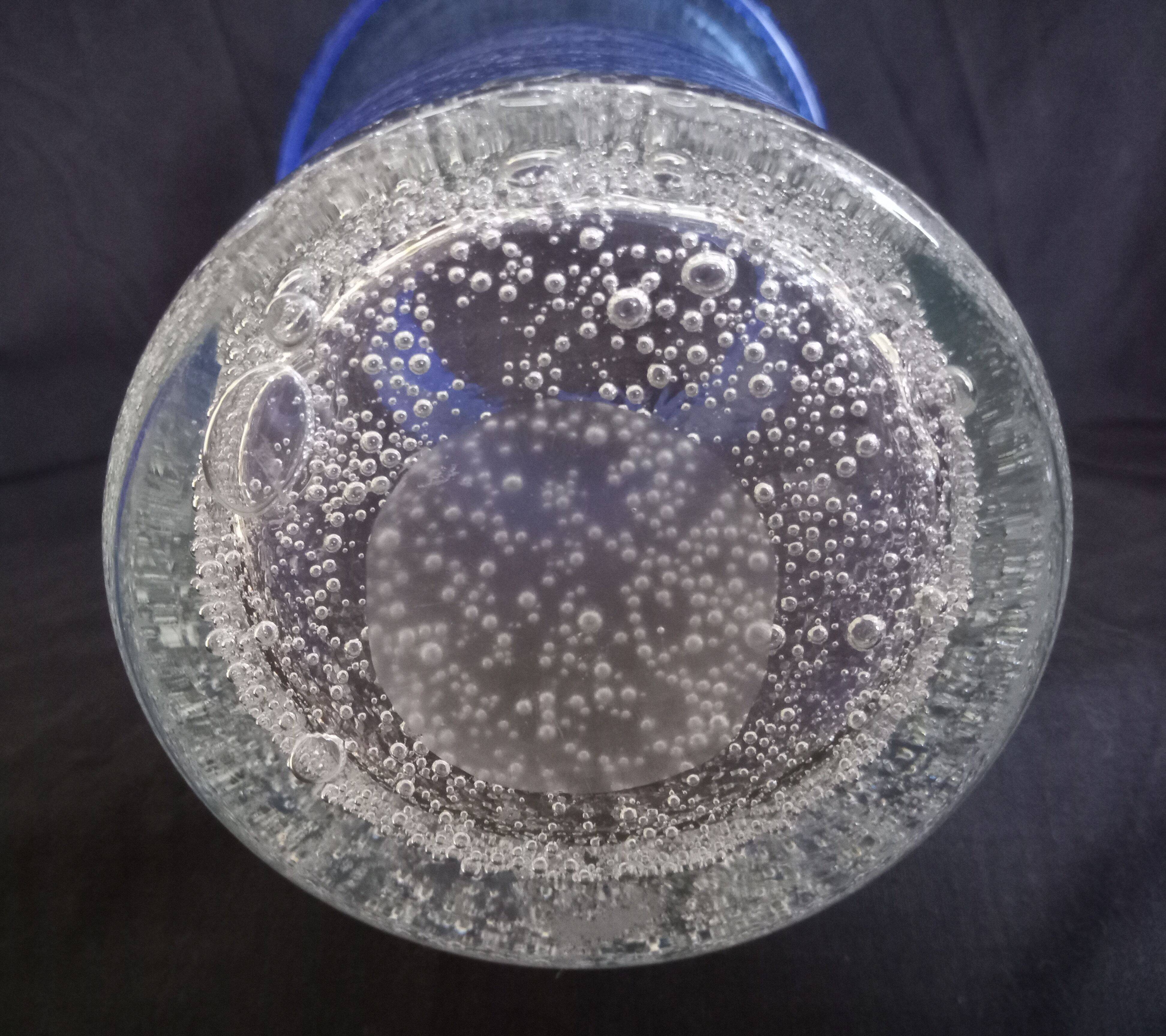 Flared vase with turned neck, h - 30 cm.