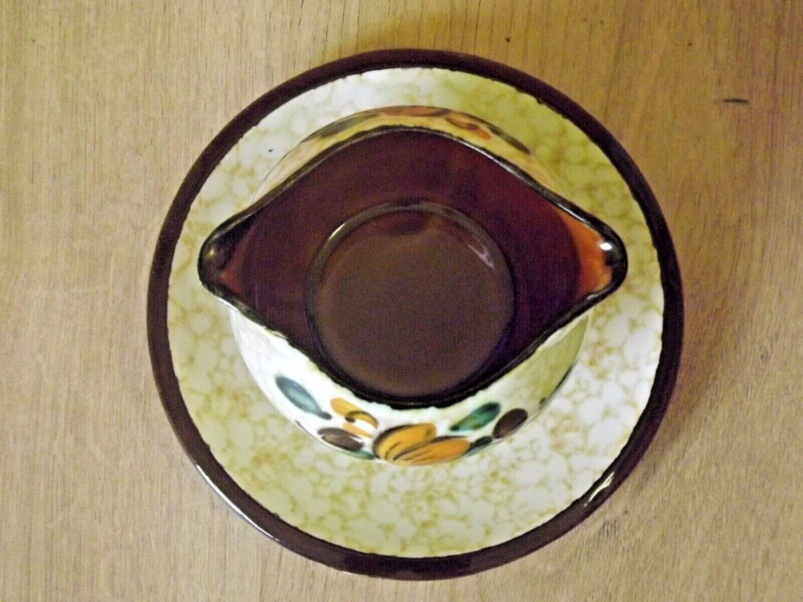 Vintage Boch La Louvière Corfou Collection Sauce/Sauce Boat Fixed Plate