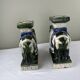 Pair of vintage ceramic bookends