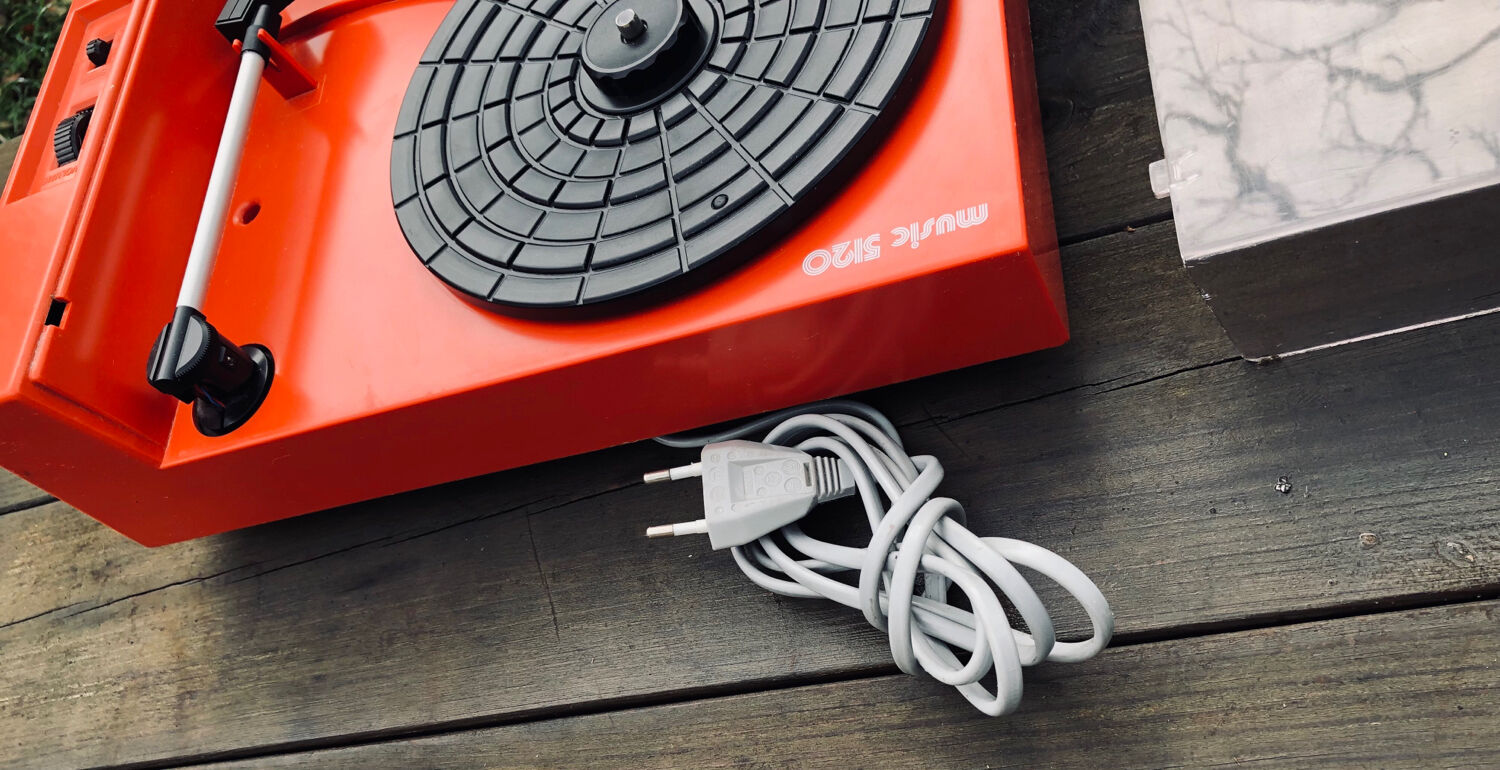 Vintage record player