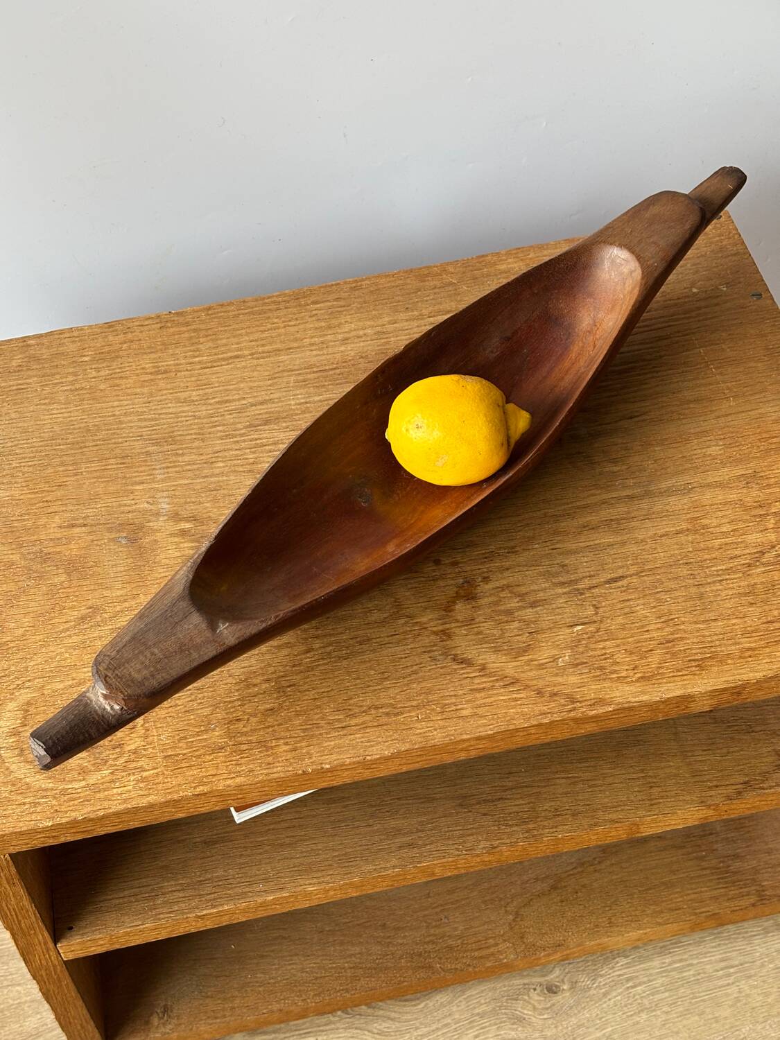 Large teak pocket emptier