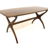 Scandinavian mahogany coffee table, Sweden, 1960