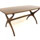 Table basse scandinave en acajou, Suède, 1960