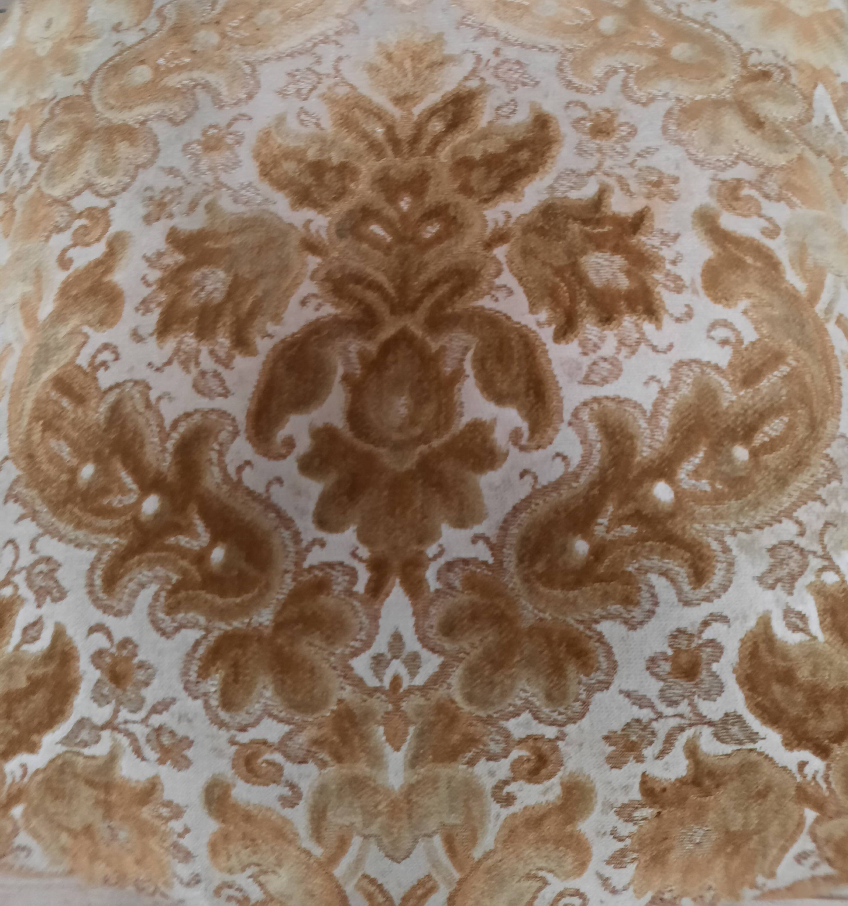 Louis XV style upholstered stool