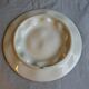 Oyster dish in majolic or dabbling for 12 shells