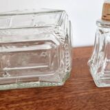 Carafe en verre style art déco