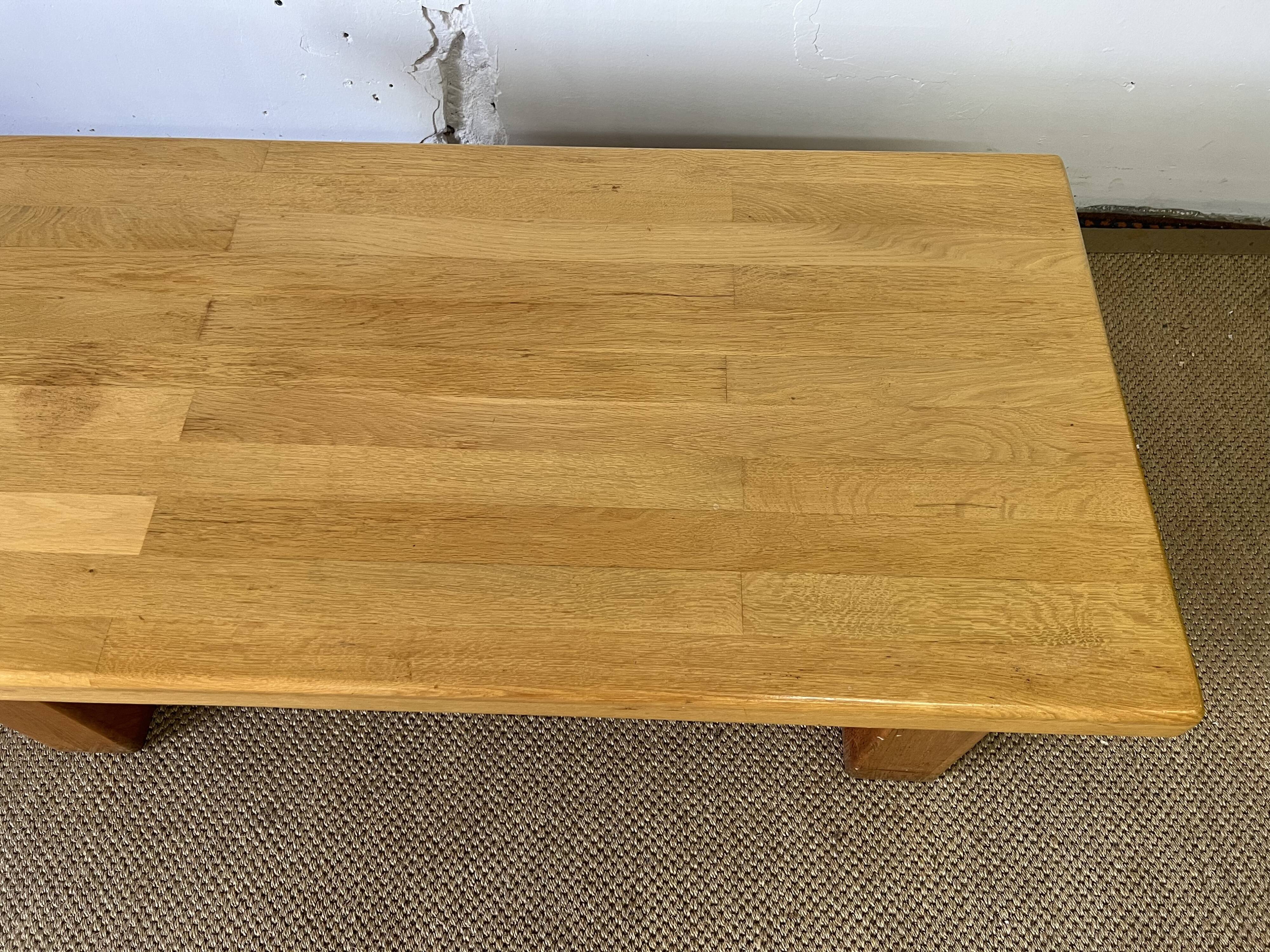 Solid wood coffee table