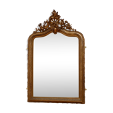 Miroir mural doré