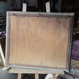 Old painting signed Roger de la Corbières – Seascape in the moonlight